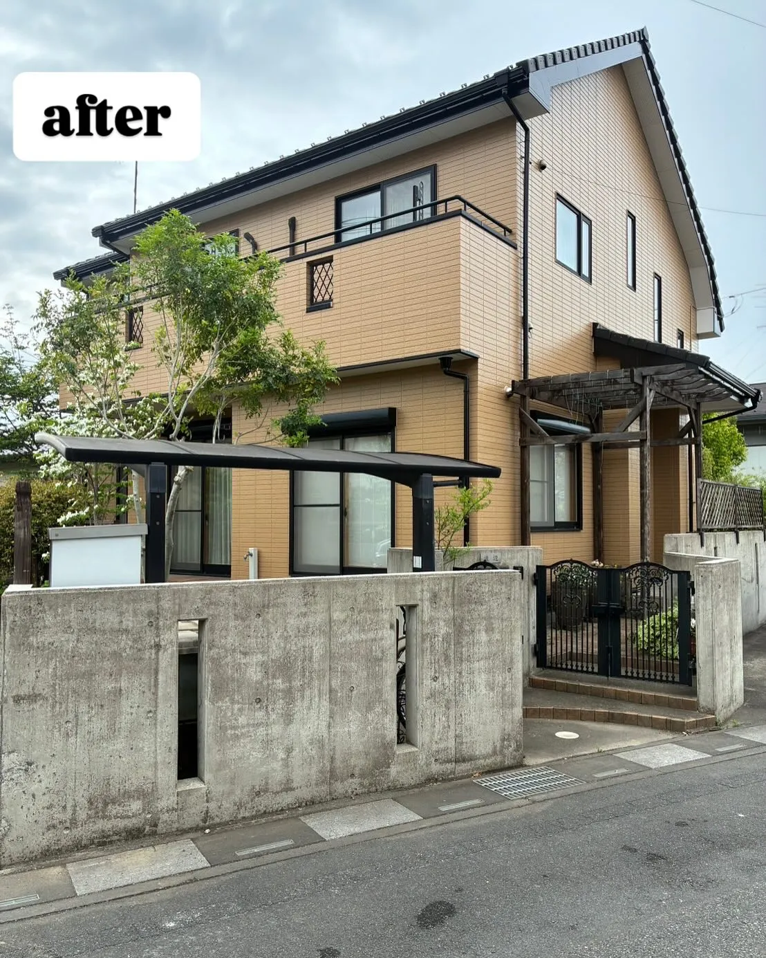 埼玉県鴻巣市のW様邸での外壁塗装工事が完工いたしました！