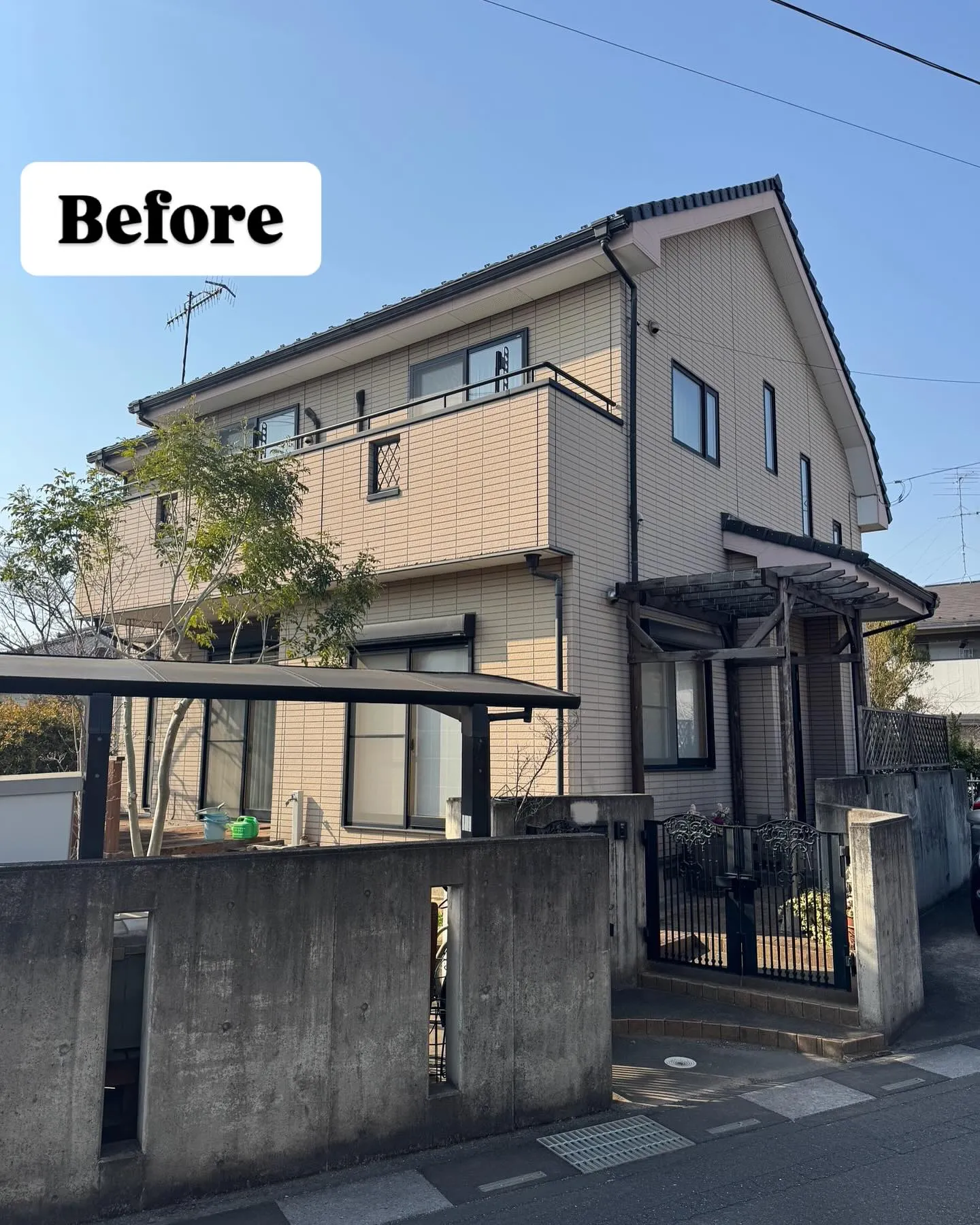 埼玉県鴻巣市のW様邸での外壁塗装工事が完工いたしました！