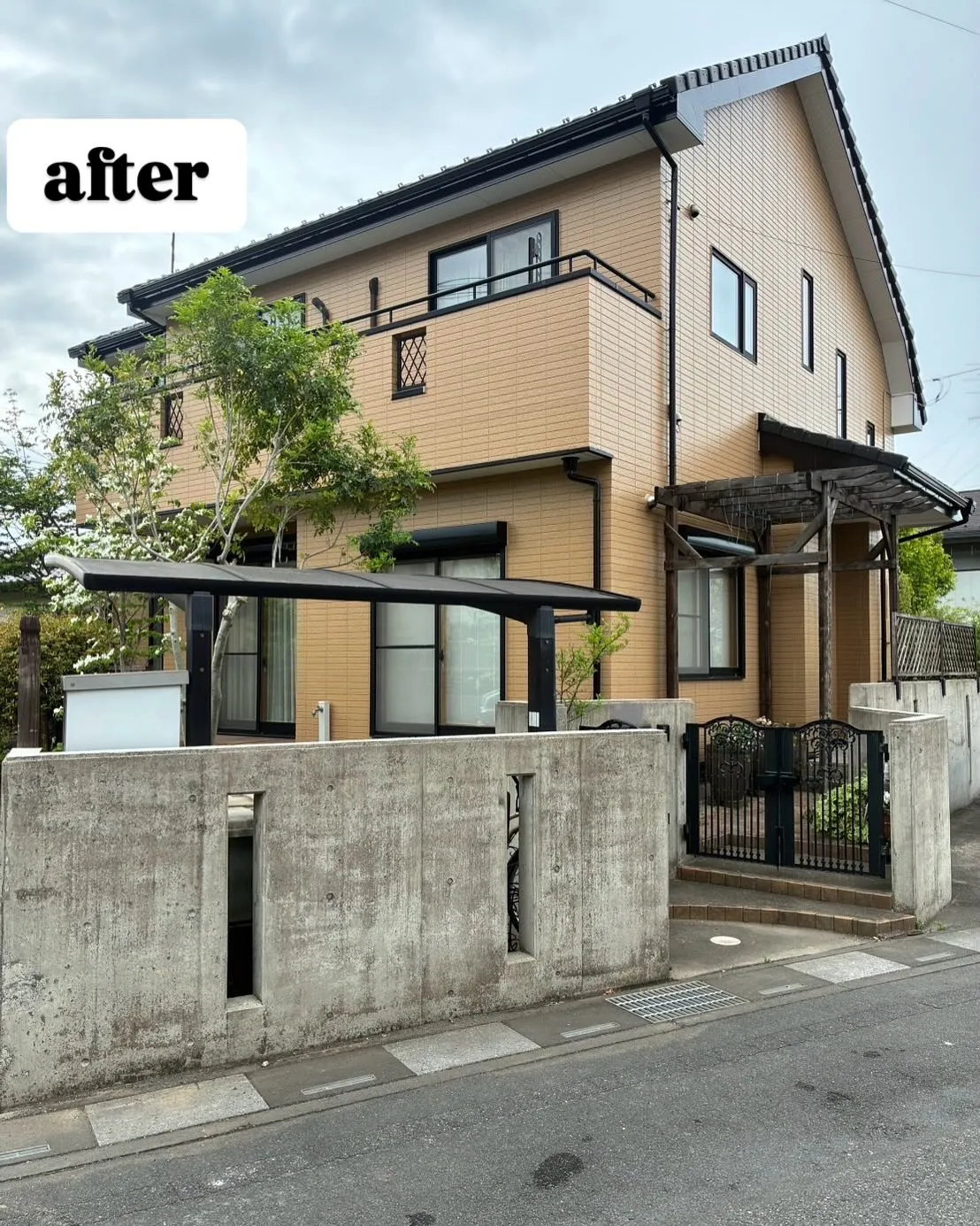 埼玉県鴻巣市のW様邸での外壁塗装工事が完工いたしました！