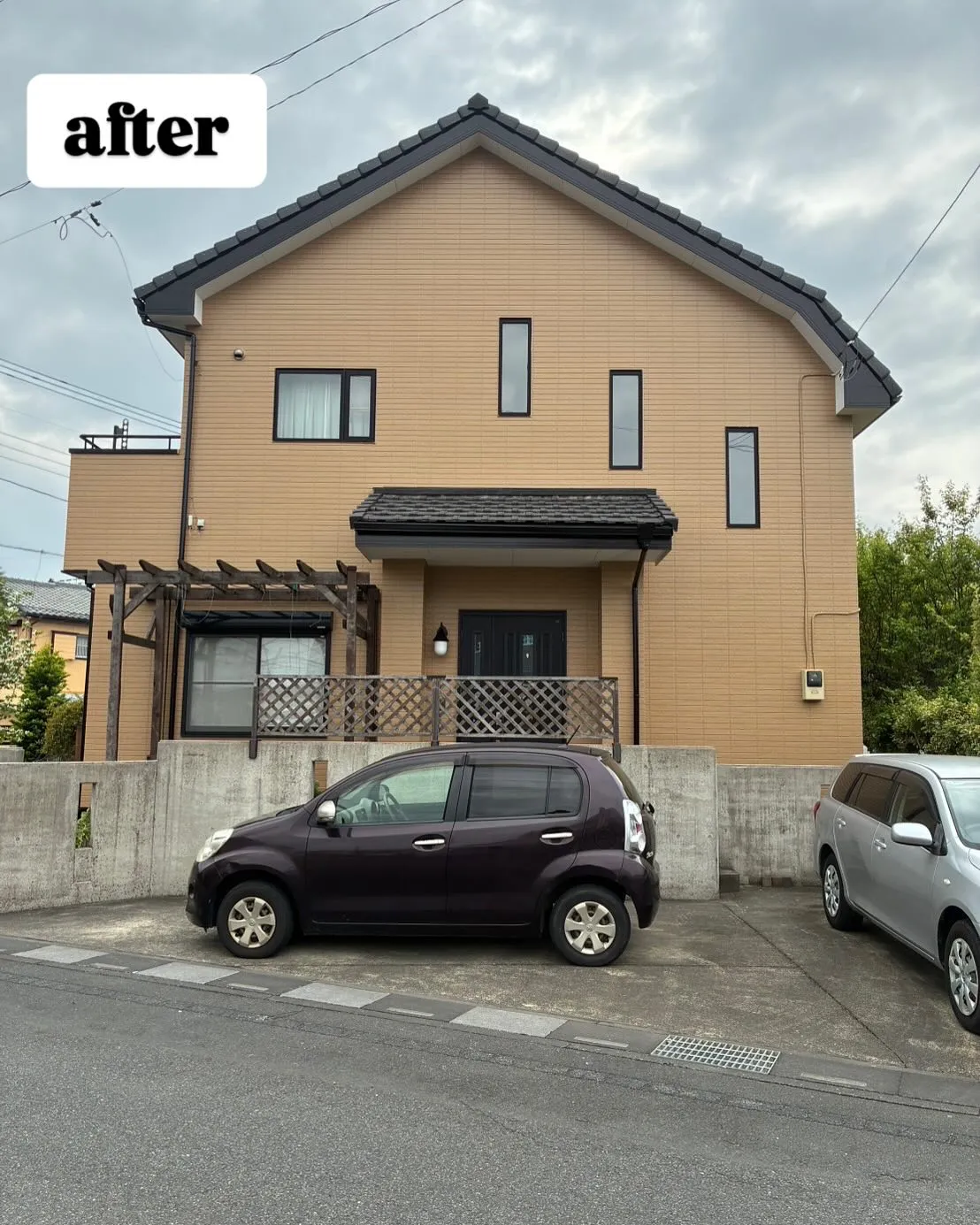 埼玉県鴻巣市のW様邸での外壁塗装工事が完工いたしました！