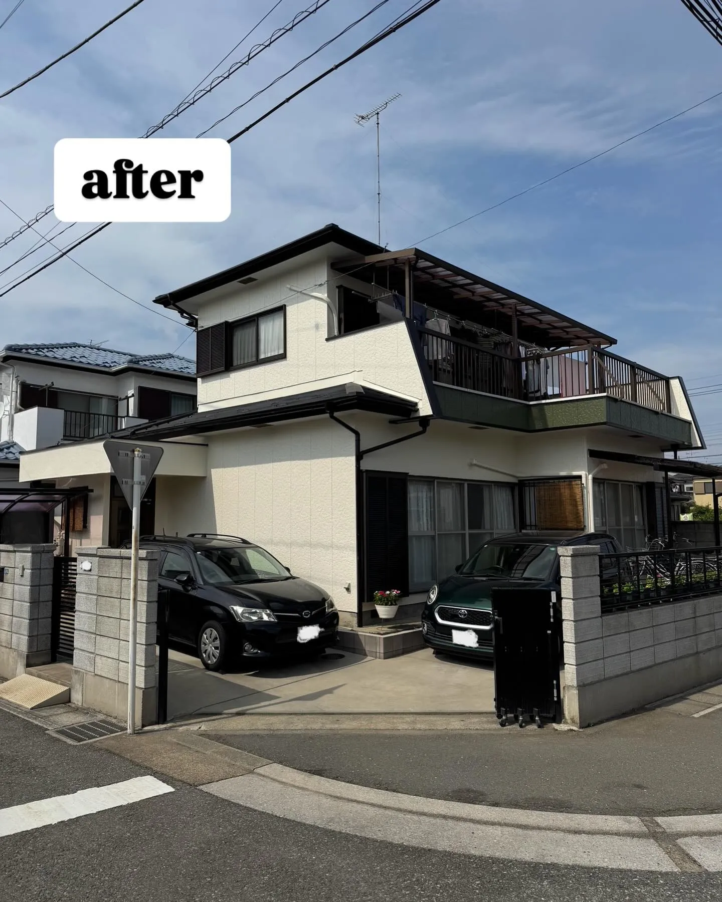 埼玉県鴻巣市のＫ様邸での外壁塗装、波板交換、ベランダウレタン...