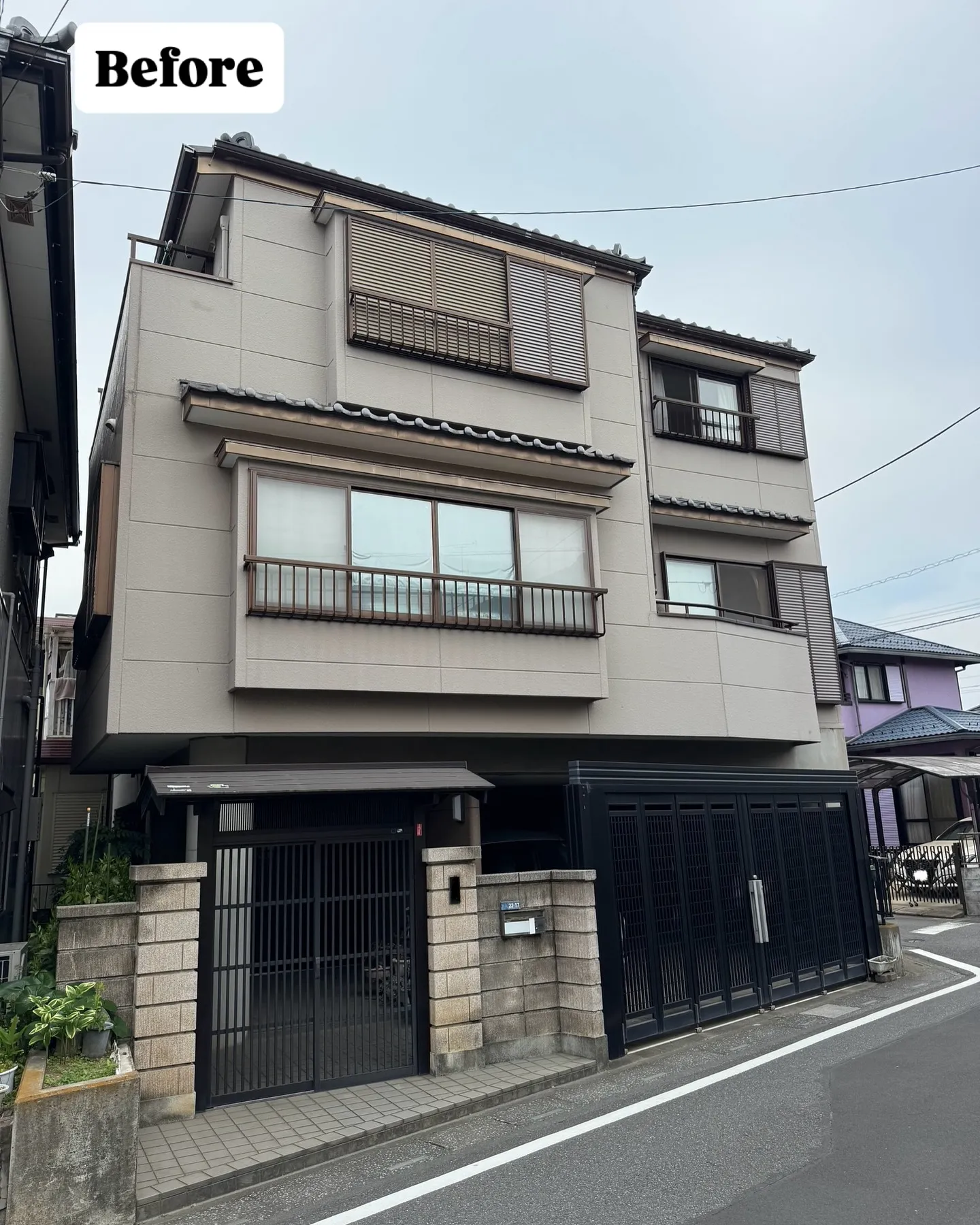 埼玉県鴻巣市のK様邸での外壁塗装が完工しました！✨ 