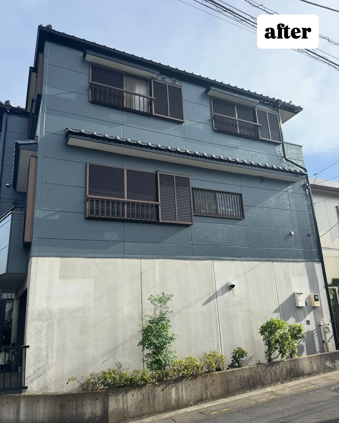 埼玉県鴻巣市のK様邸での外壁塗装が完工しました！✨ 