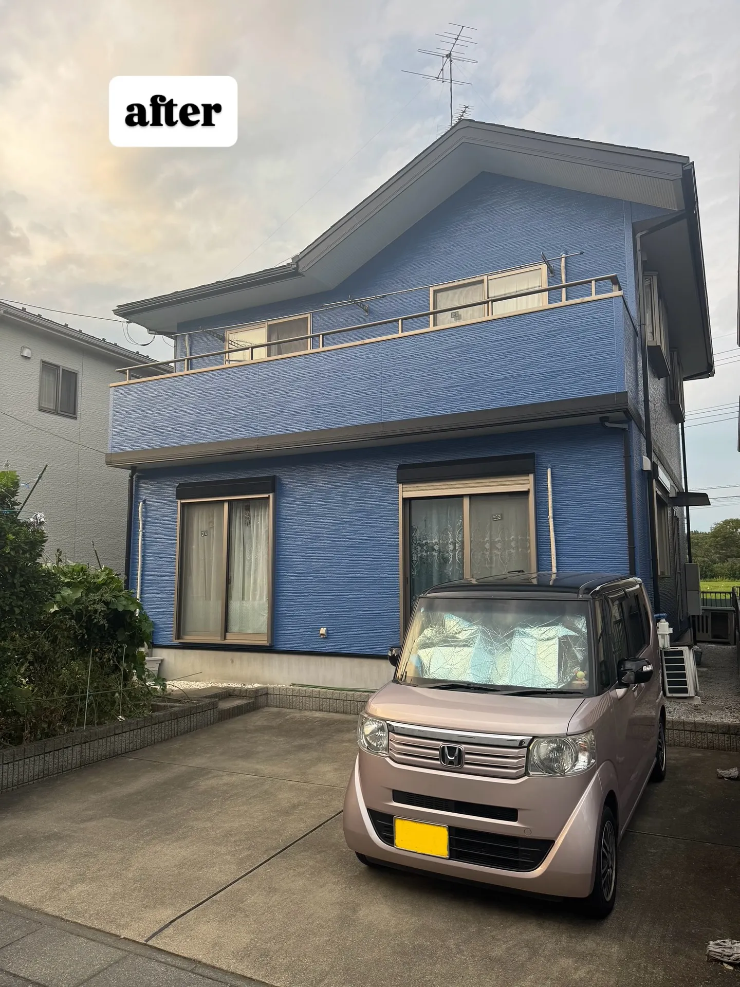 埼玉県鴻巣市のＩ様邸での、外壁塗装と屋根カバー工法の施工が完...