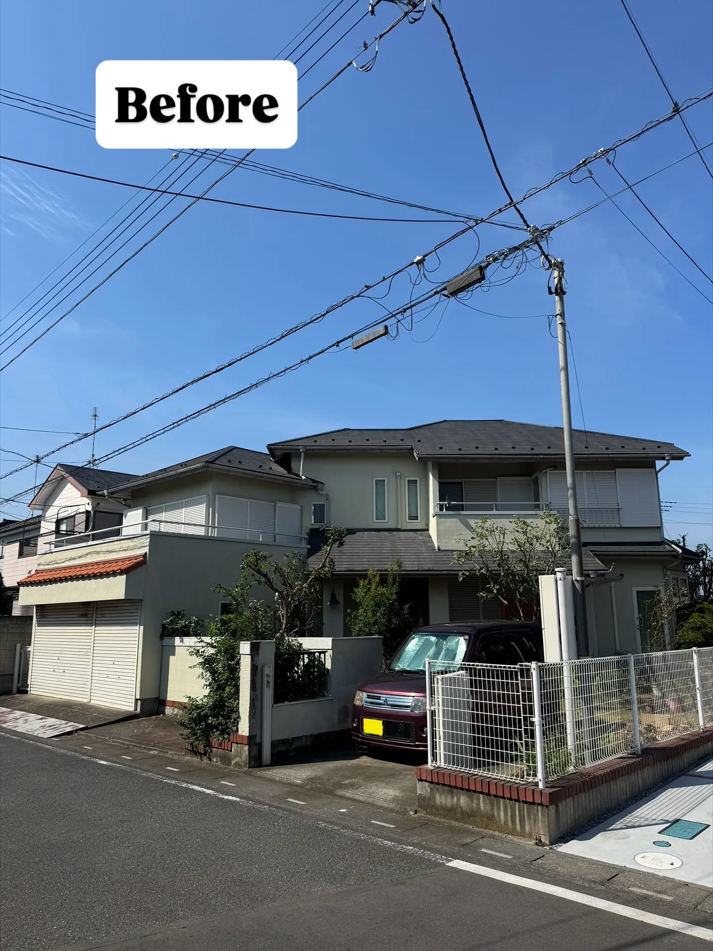 埼玉県鴻巣市のＩ様邸にて、外壁・屋根の塗装、雨樋交換、ベラン...