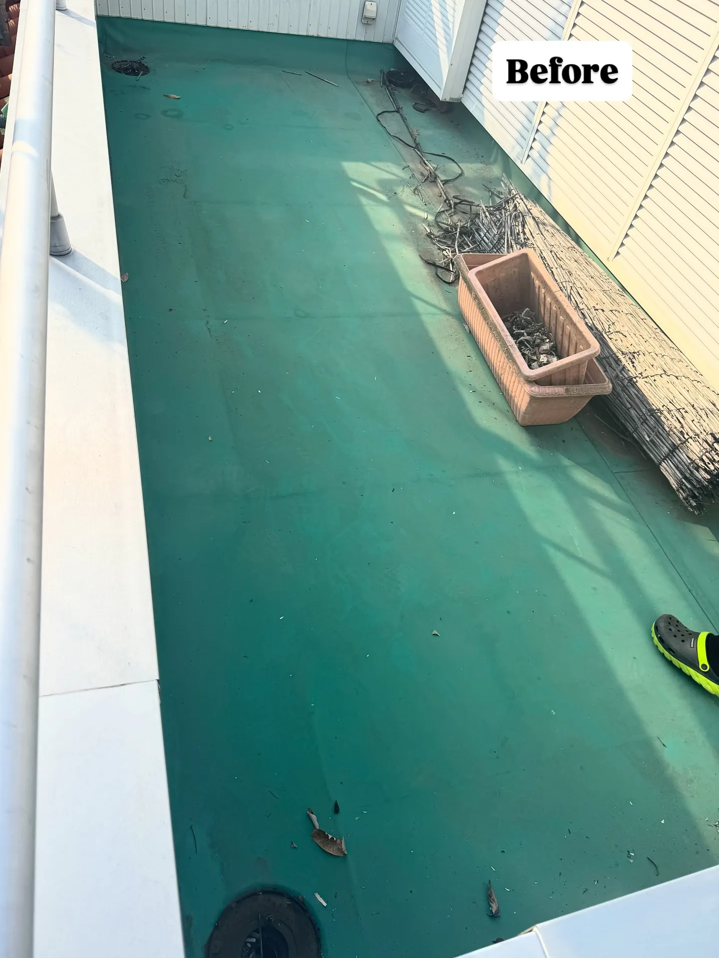 埼玉県鴻巣市のＩ様邸にて、外壁・屋根の塗装、雨樋交換、ベラン...