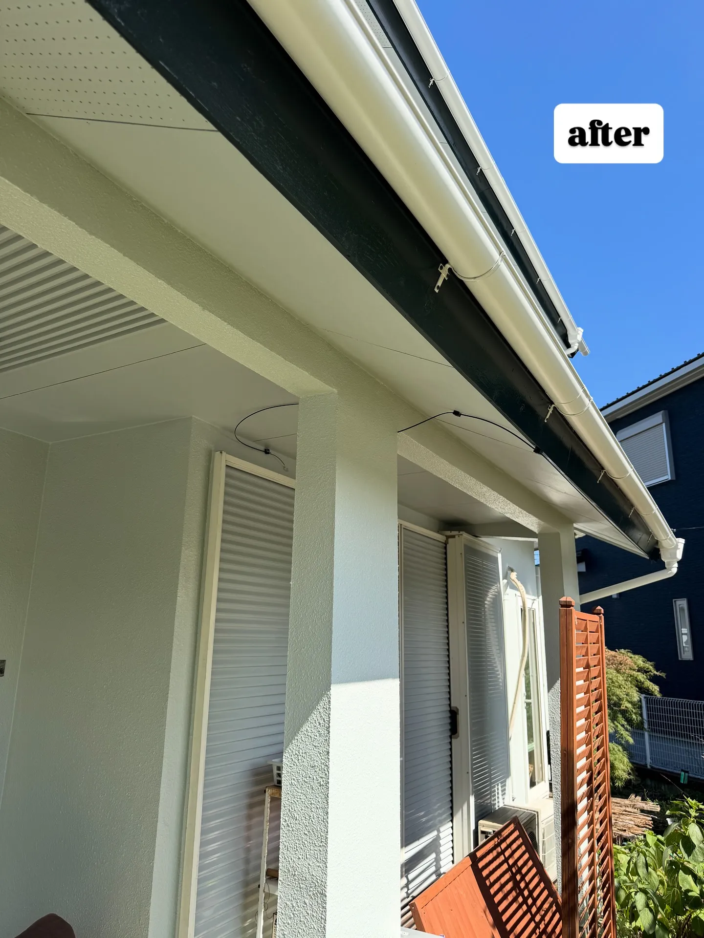 埼玉県鴻巣市のＩ様邸にて、外壁・屋根の塗装、雨樋交換、ベラン...