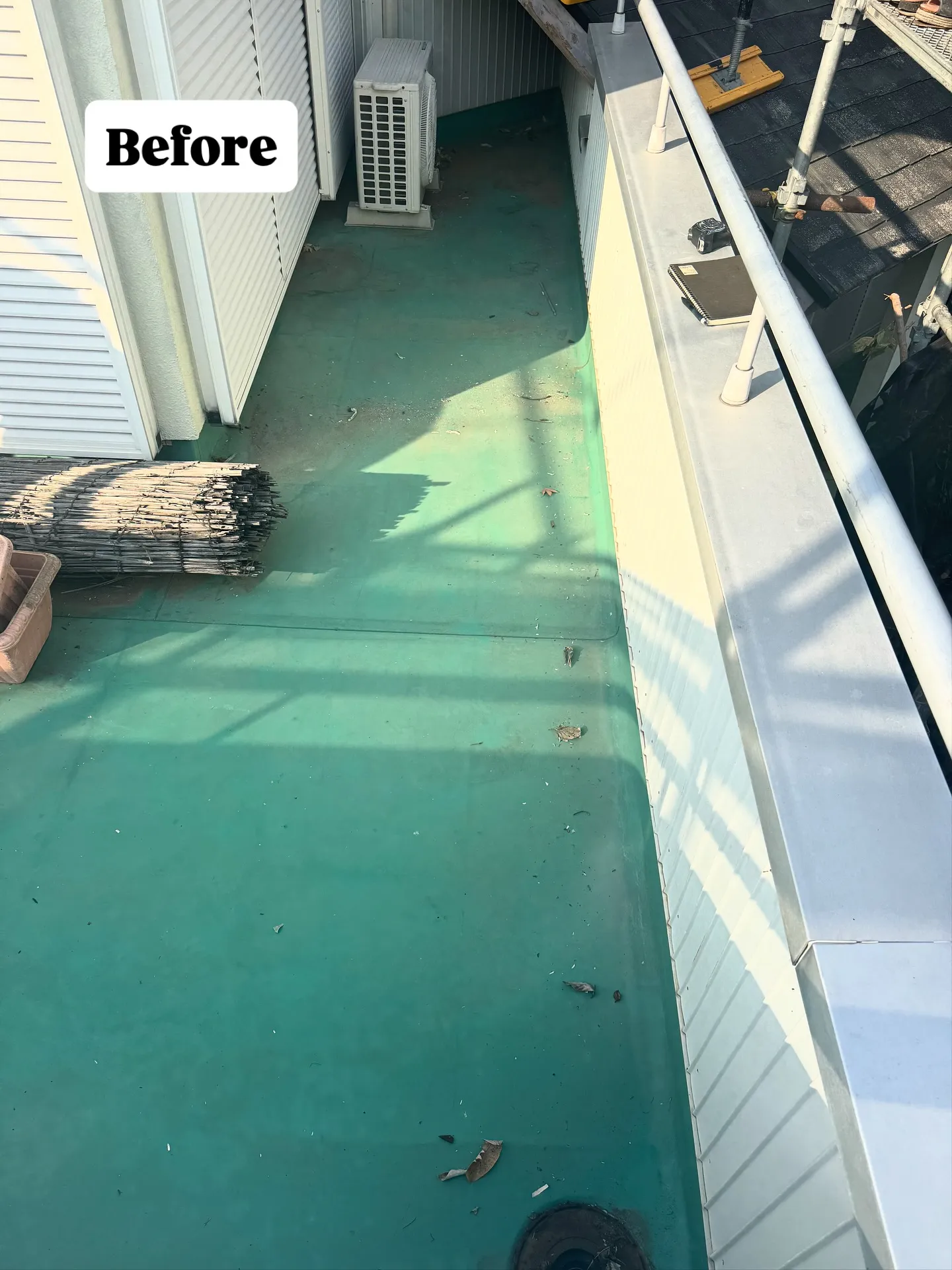 埼玉県鴻巣市のＩ様邸にて、外壁・屋根の塗装、雨樋交換、ベラン...