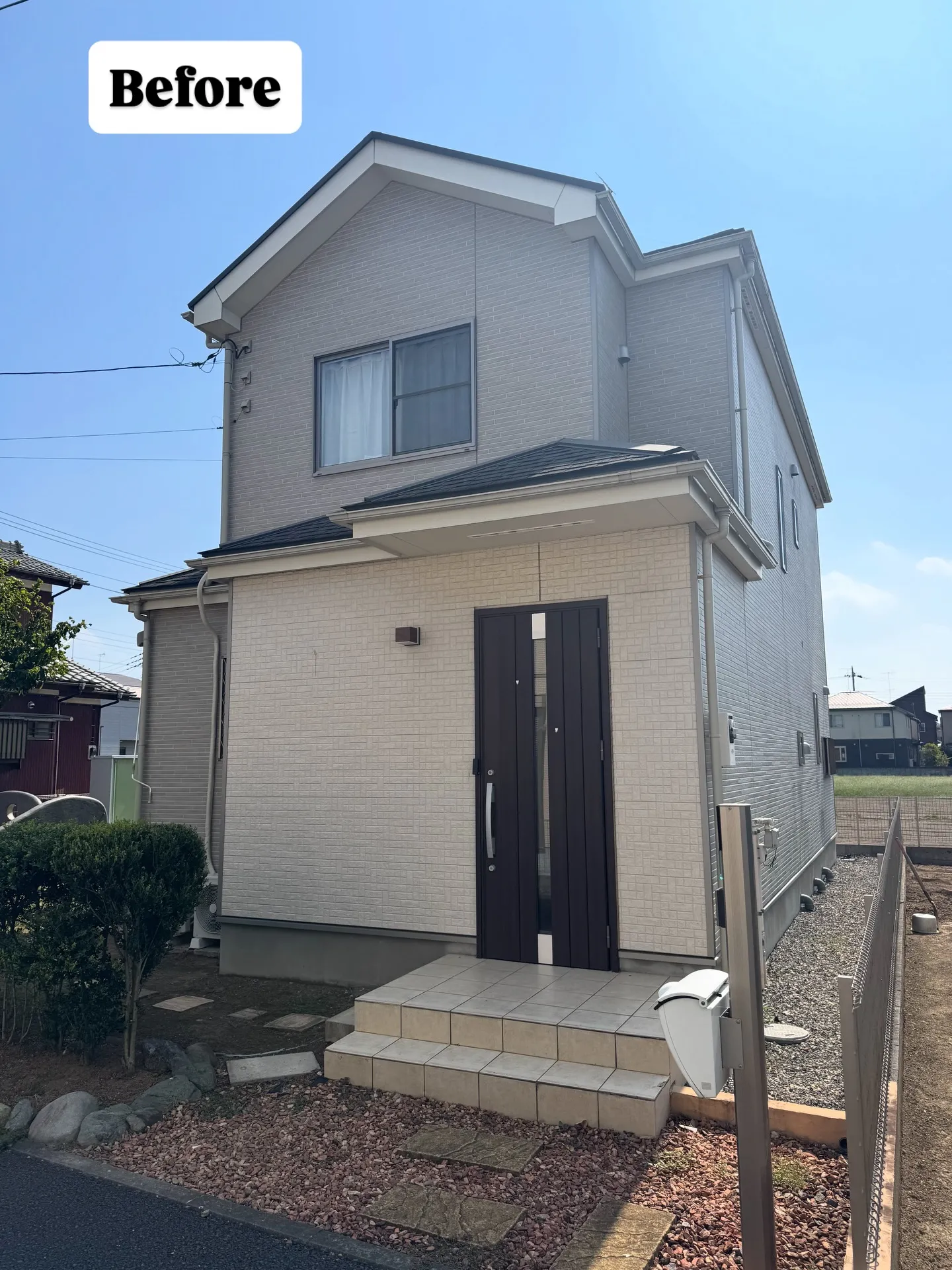 埼玉県鴻巣市のＭ様邸での外壁塗装の