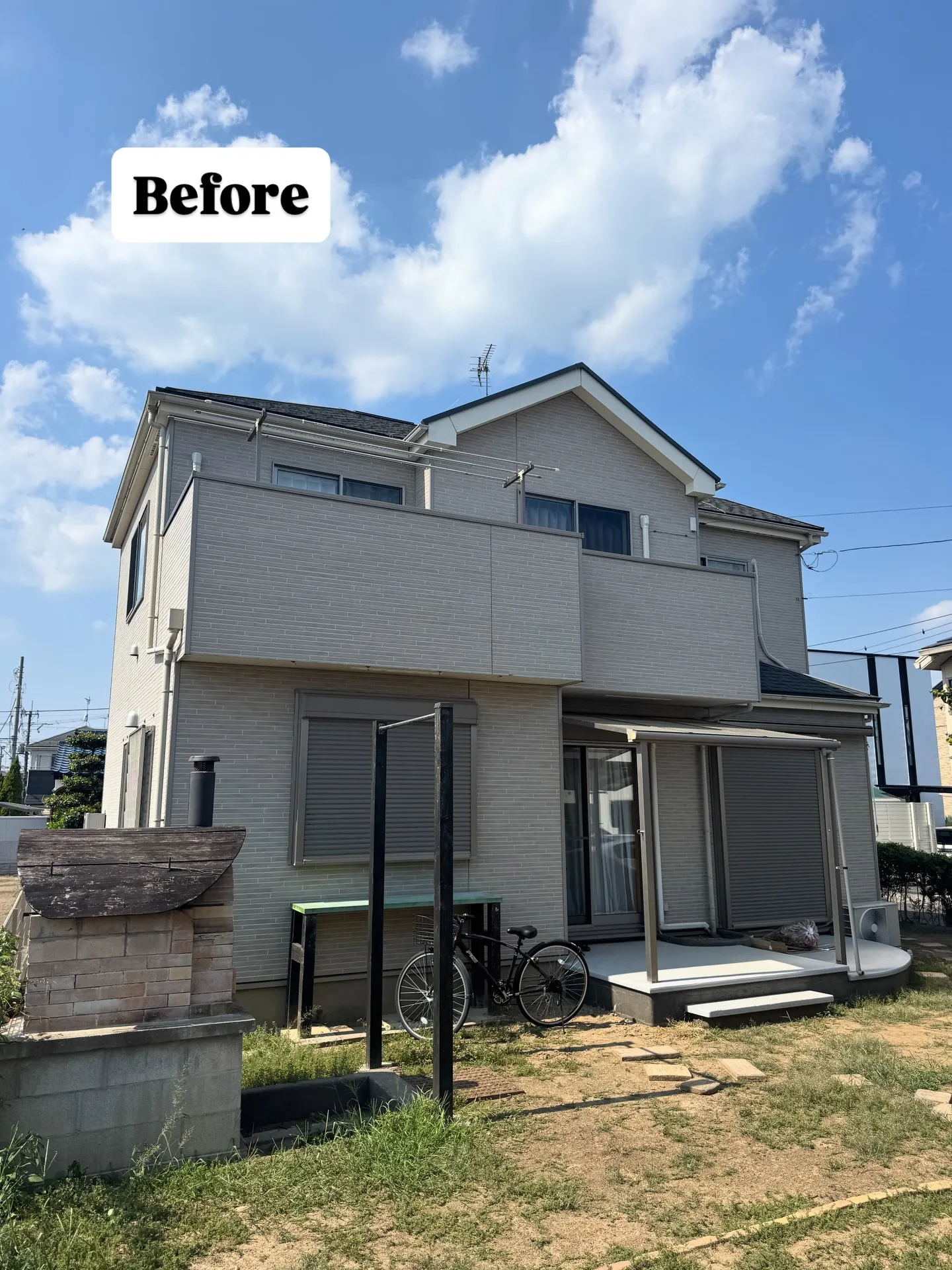 埼玉県鴻巣市のＭ様邸での外壁塗装の