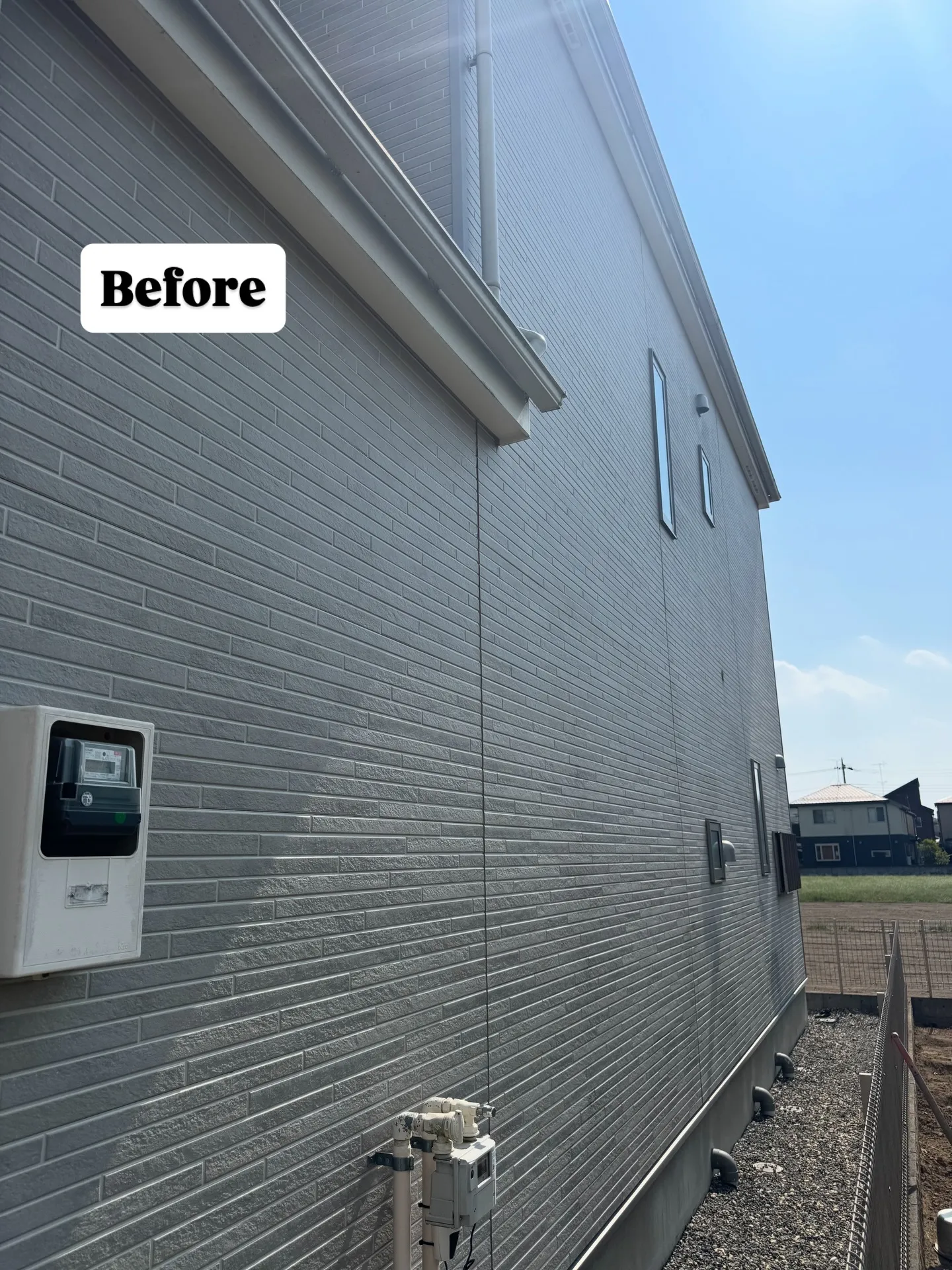埼玉県鴻巣市のＭ様邸での外壁塗装の