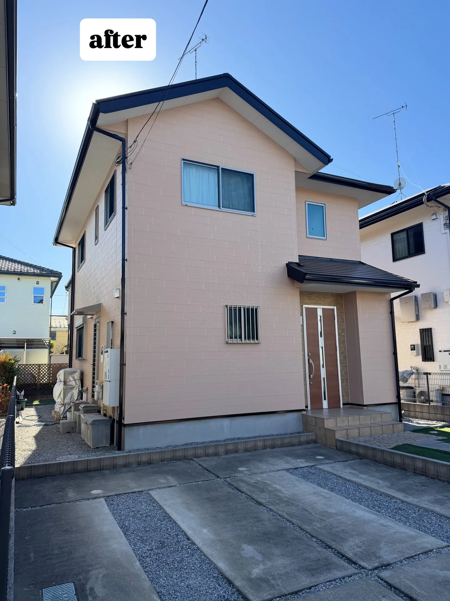 埼玉県鴻巣市のU様邸での外壁屋根塗装が完工しました🏠✨ ✨