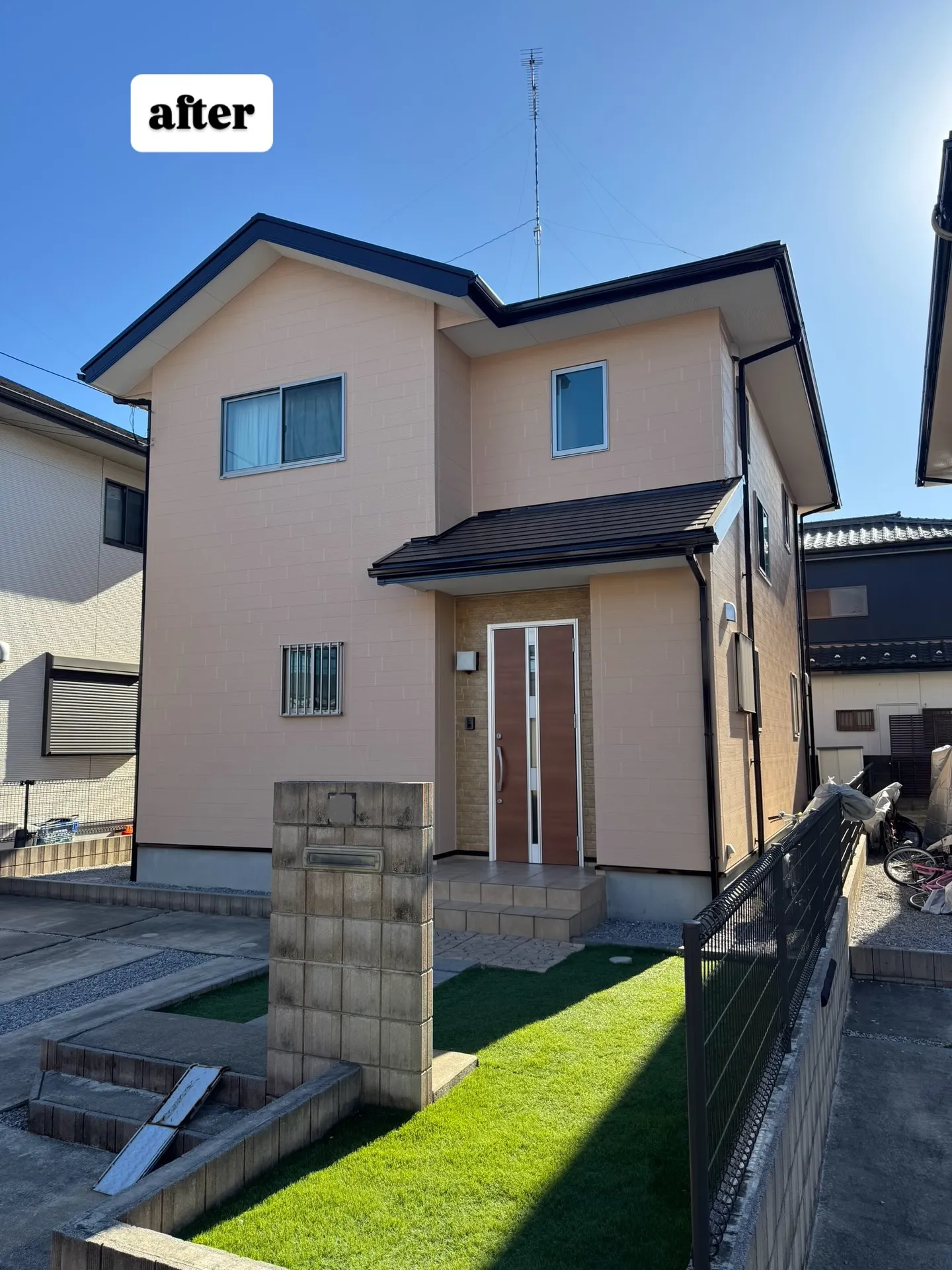 埼玉県鴻巣市のU様邸での外壁屋根塗装が完工しました🏠✨ ✨