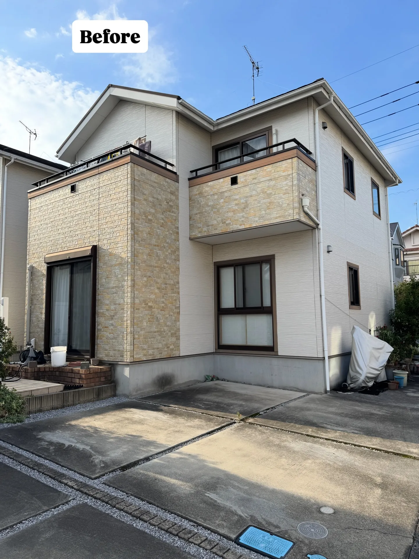 埼玉県鴻巣市のN様邸にて外壁塗装が完工しました！✨