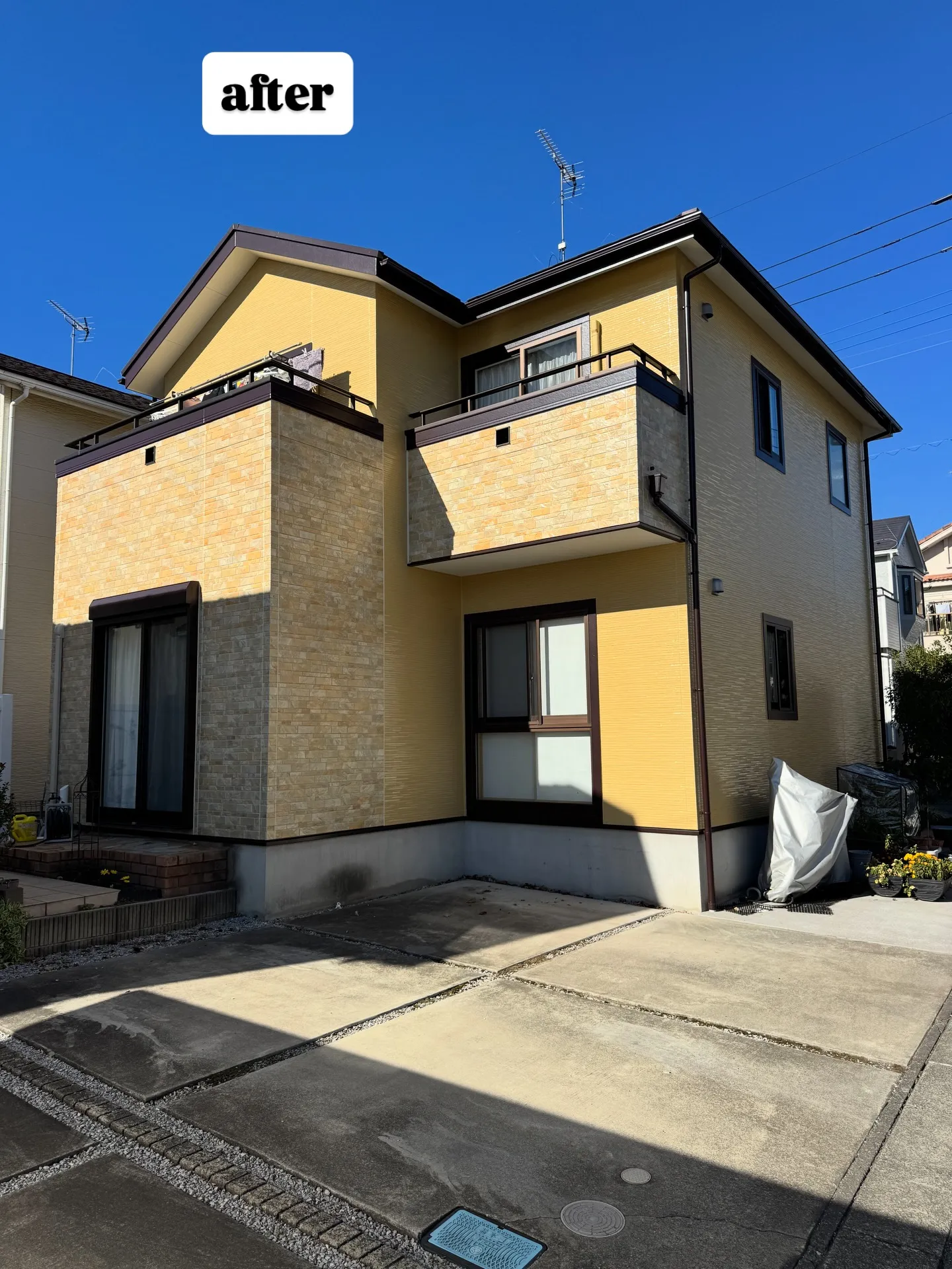 埼玉県鴻巣市のN様邸にて外壁塗装が完工しました！✨