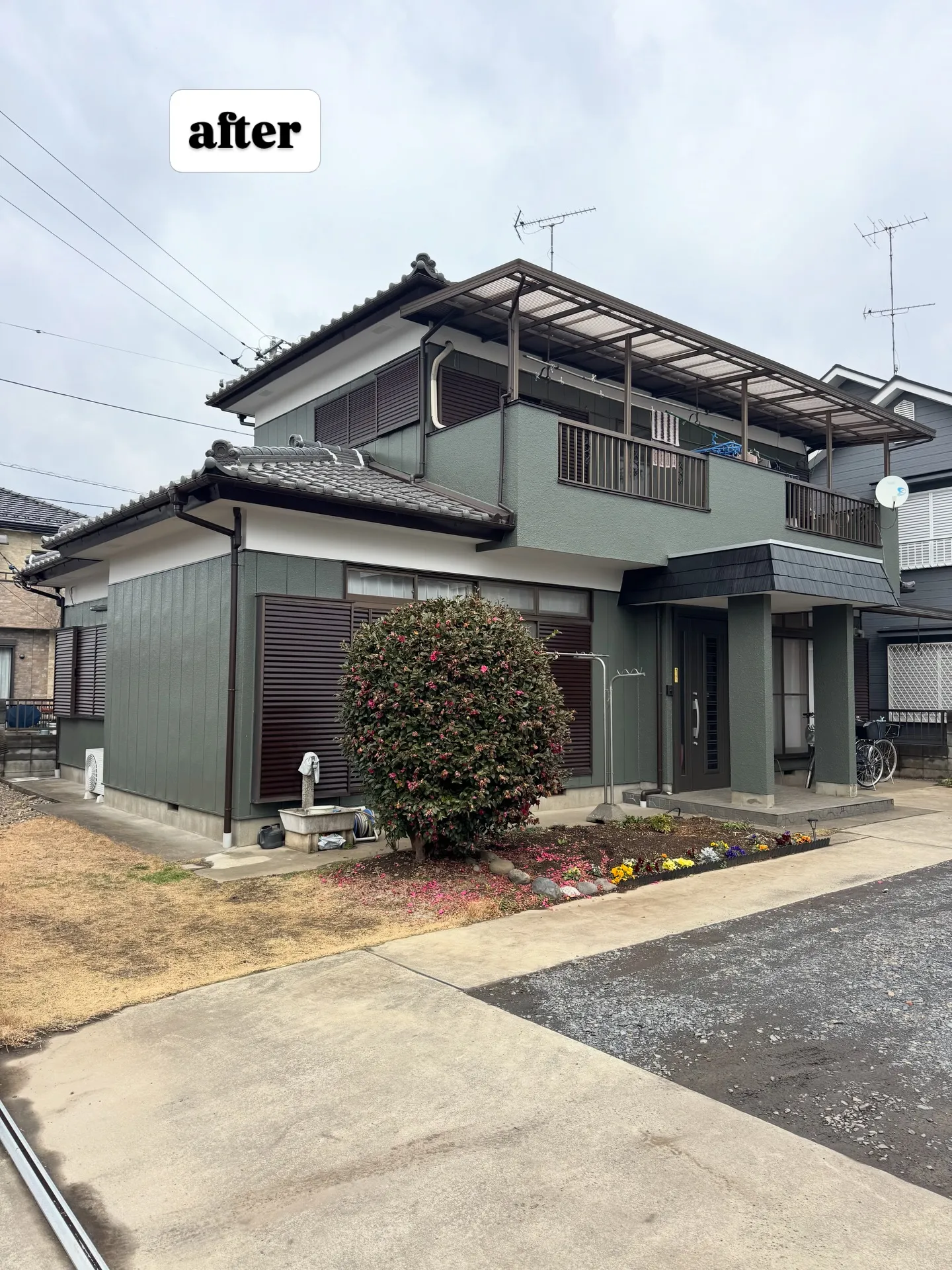 埼玉県鴻巣市のＯ様邸での外壁塗装、雨樋交換、瓦漆喰工事の施工...