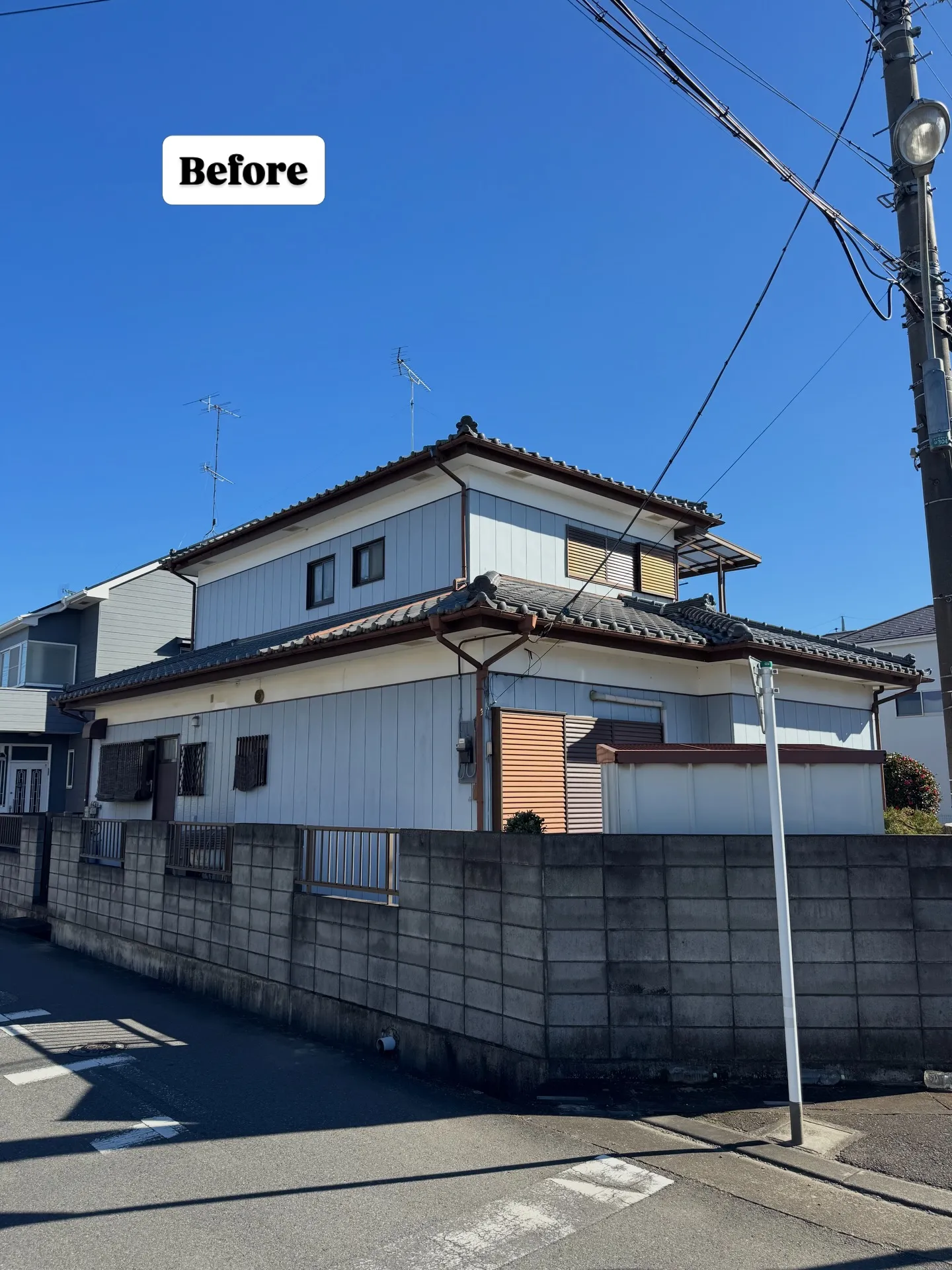 埼玉県鴻巣市のＯ様邸での外壁塗装、雨樋交換、瓦漆喰工事の施工...