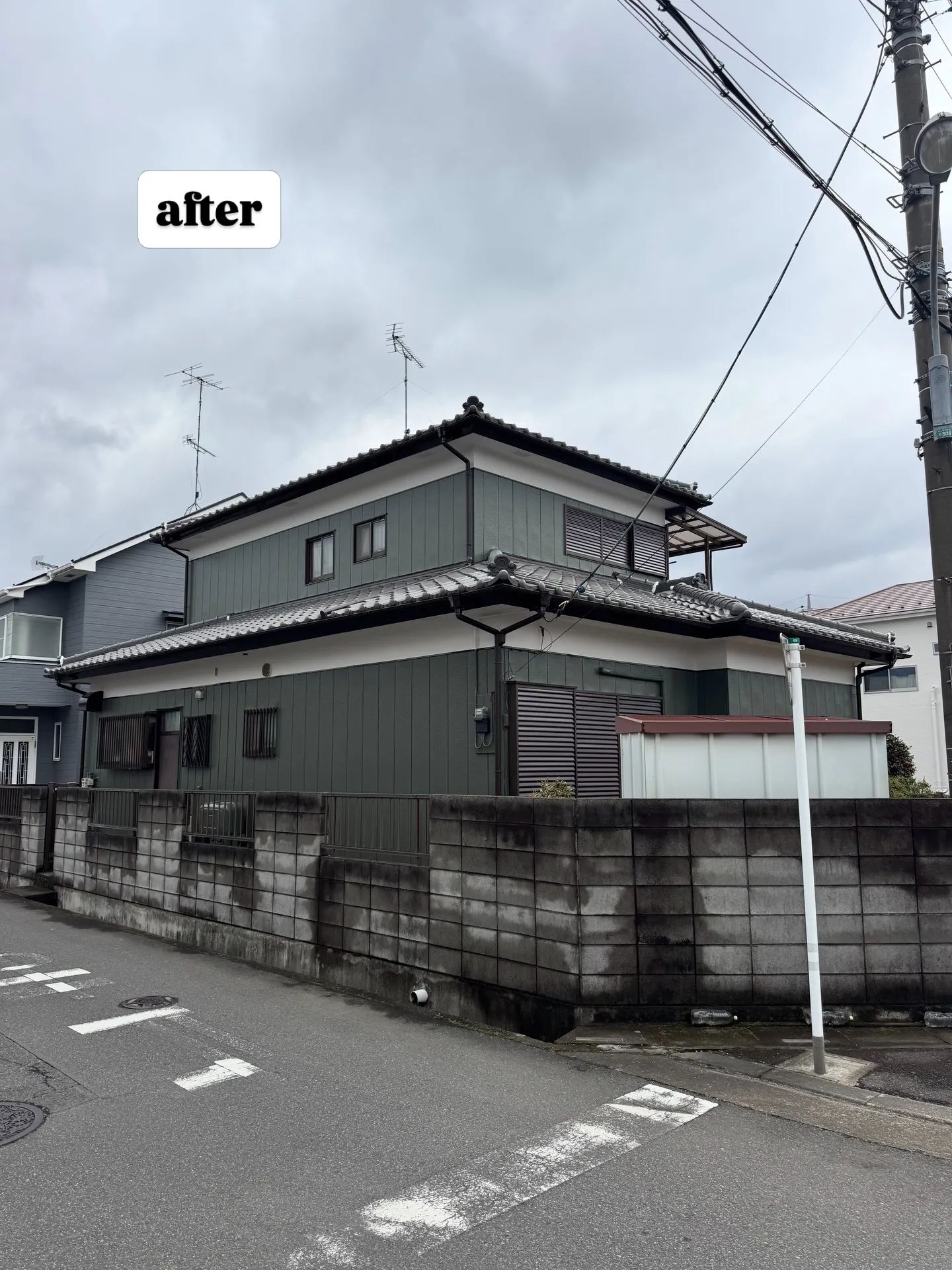 埼玉県鴻巣市のＯ様邸での外壁塗装、雨樋交換、瓦漆喰工事の施工...