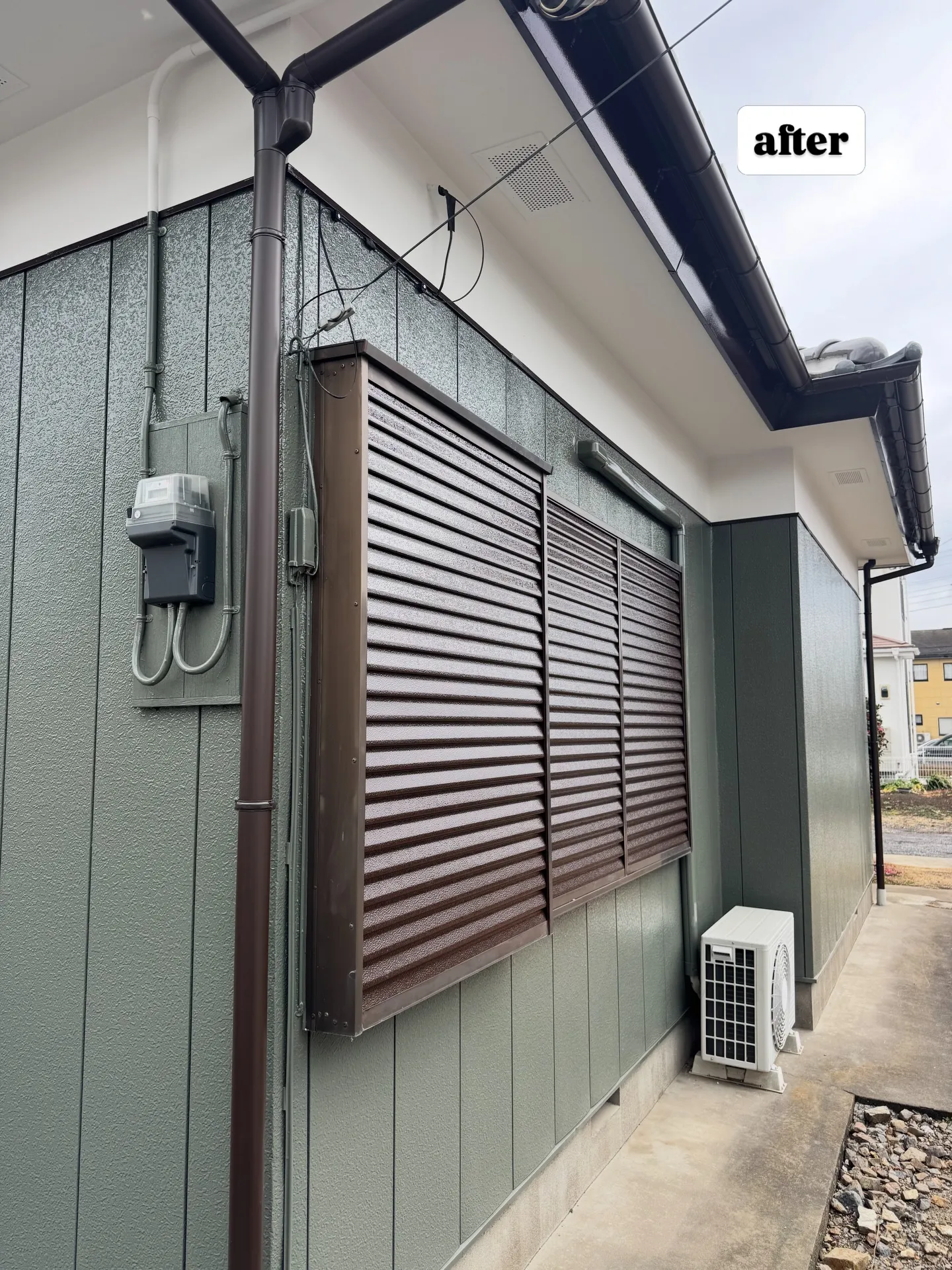埼玉県鴻巣市のＯ様邸での外壁塗装、雨樋交換、瓦漆喰工事の施工...