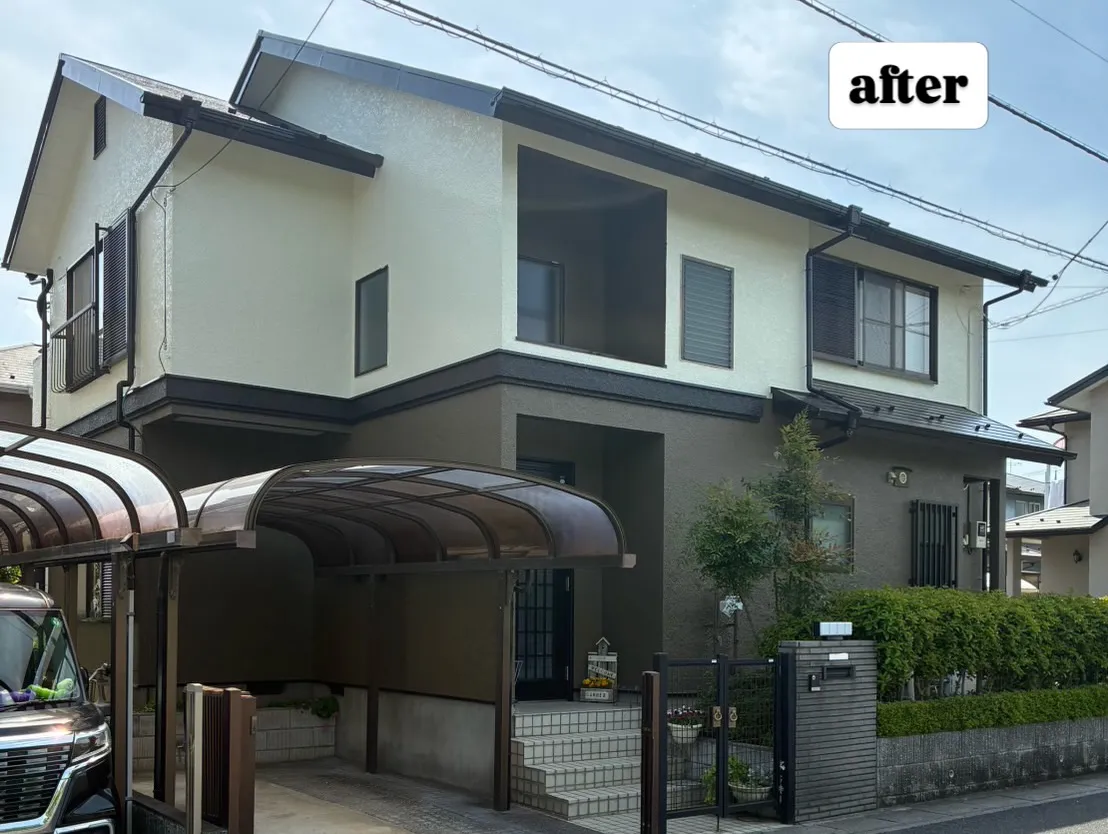 埼玉県鴻巣市のＯ様邸にて、外壁屋根の塗装工事が無事に完工しま...