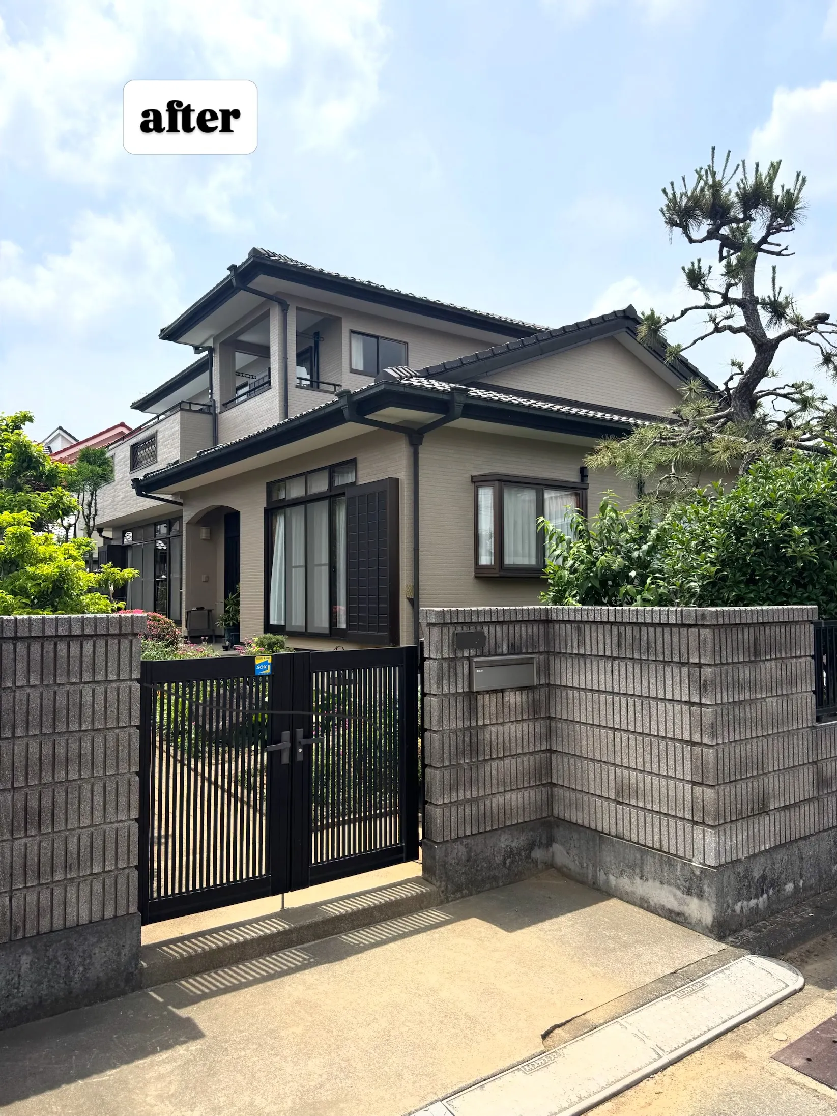 埼玉県鴻巣市にあるM様邸の外壁塗装が無事に完工しました🏠✨✨