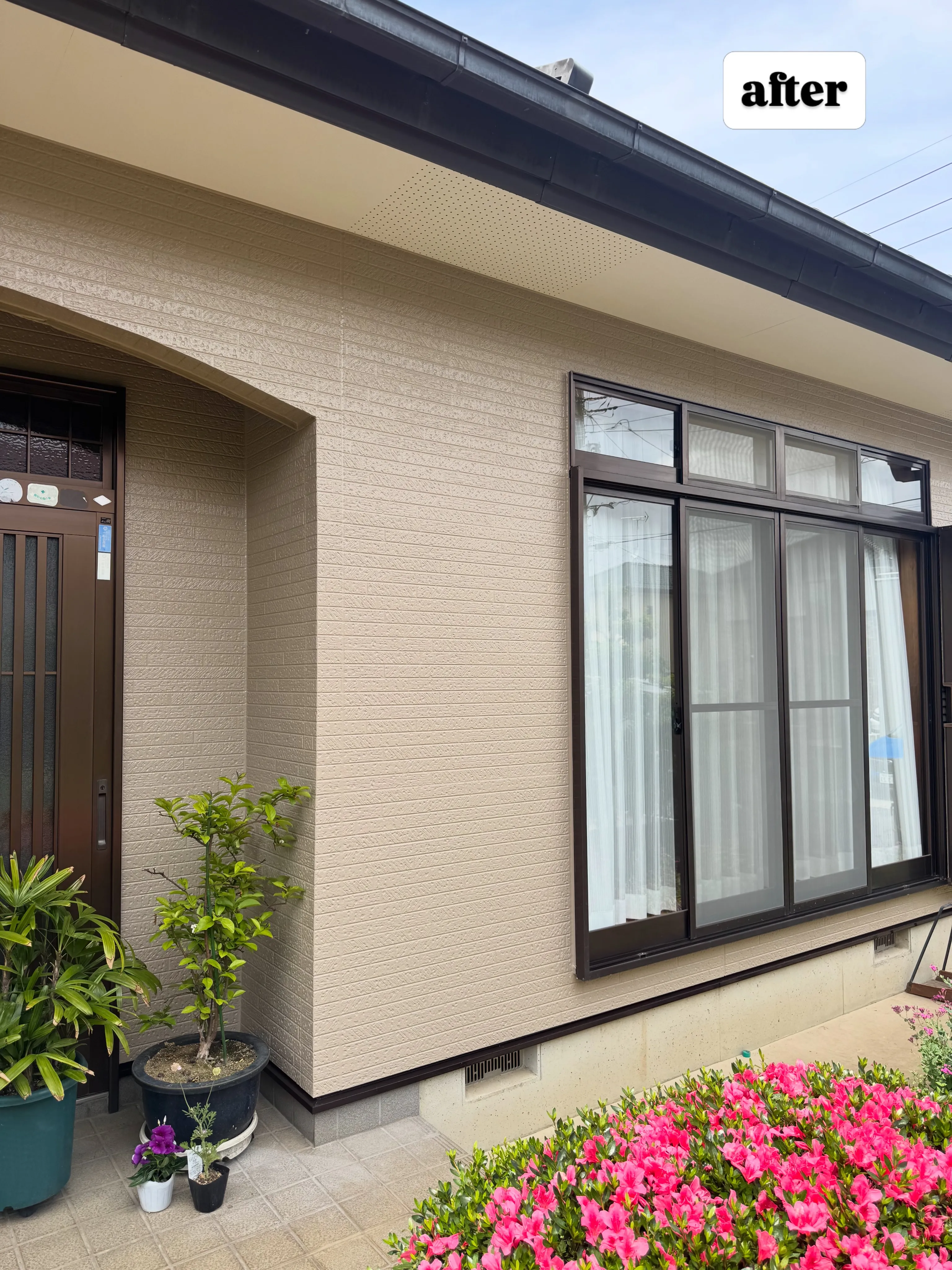埼玉県鴻巣市にあるM様邸の外壁塗装が無事に完工しました🏠✨✨