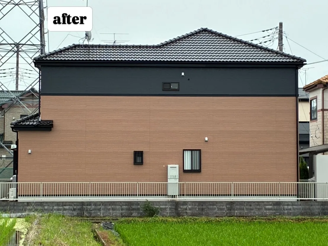 埼玉県鴻巣市にあるY様邸での外壁と屋根の塗装、そして瓦工事が...