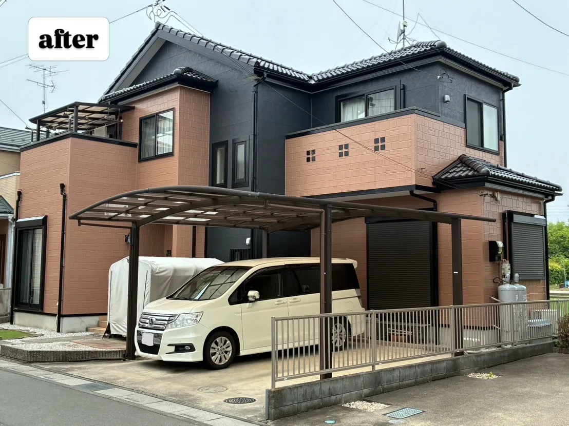 埼玉県鴻巣市にあるY様邸での外壁と屋根の塗装、そして瓦工事が...
