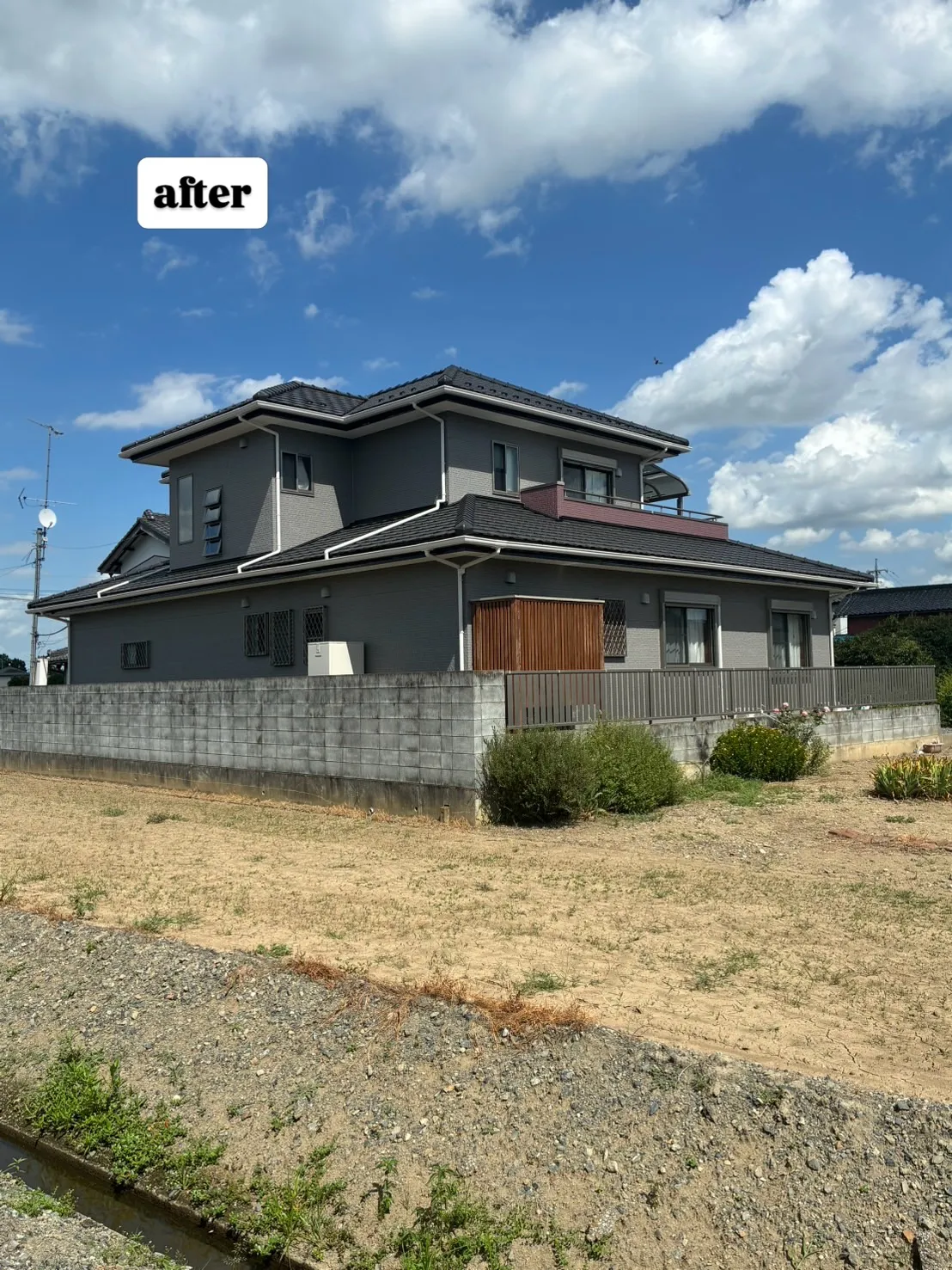 埼玉県鴻巣市のA様邸での外壁塗装の施工が完工しました🏠✨✨