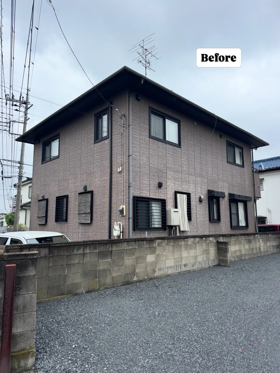 埼玉県鴻巣市にお住まいのA様邸にて外壁と屋根の塗装、そしてベ...