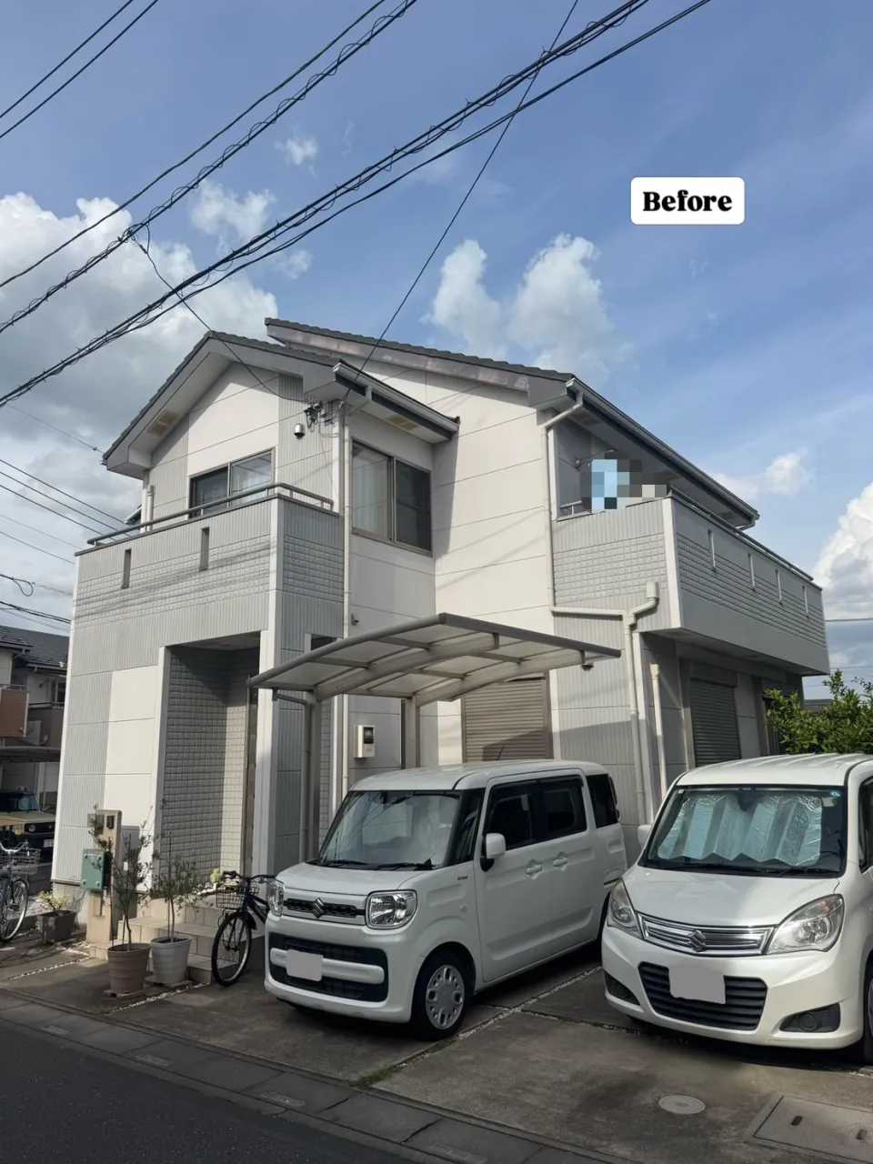 外壁と屋根の塗装工事が、完工しました🏠✨