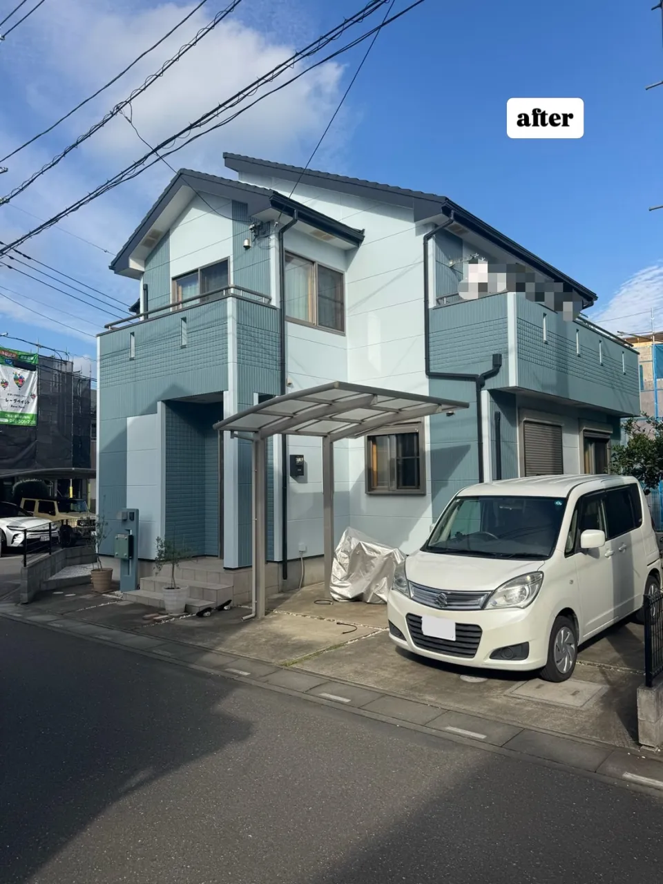 外壁と屋根の塗装工事が、完工しました🏠✨