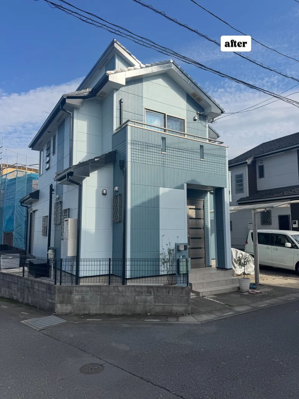 外壁と屋根の塗装工事が、完工しました🏠✨