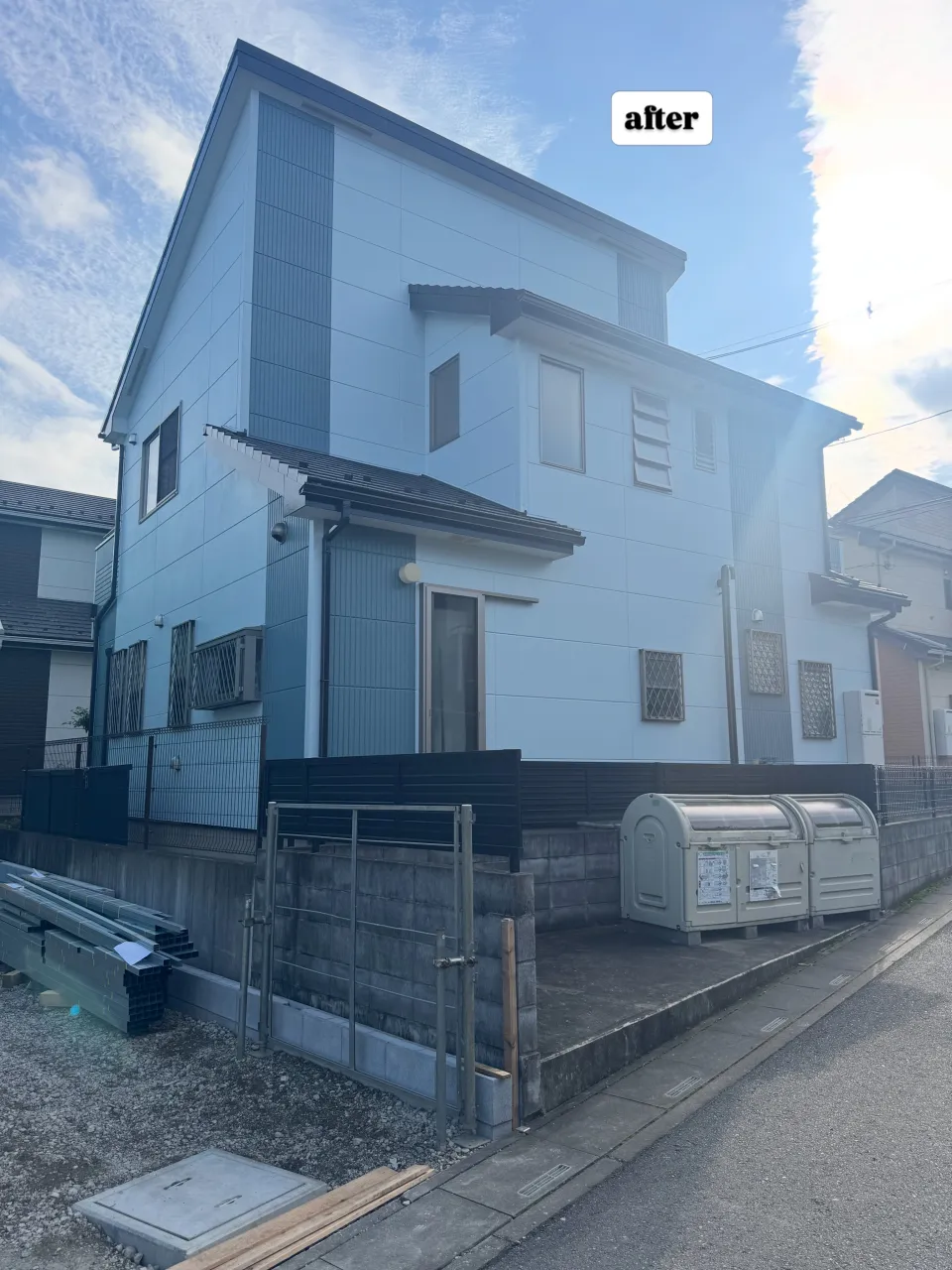 外壁と屋根の塗装工事が、完工しました🏠✨